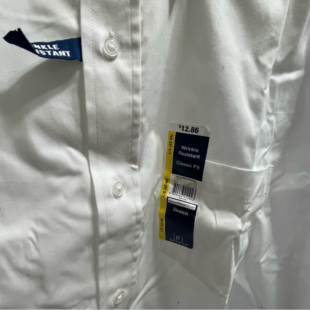 - George Classic Fit LS shirt Size L (42-44) - Picture 11 of 13